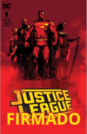 Justice League Vol 4 #1 Cover X DF Jetpack Comics Forbidden Planet Exclusive Jock Color Variant Cover Signed by Jock & Mark Morales