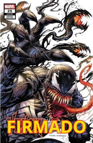 VENOM #25 UNKNOWN COMICS TYLER KIRKHAM EXCLUSIVE VARIANT COVER Signed by Tyler Kirkham