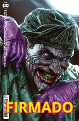 The Joker The Man Who Stopped Laughing #6 Cover B Variant Lee Bermejo Cover Signed by Lee Bermejo