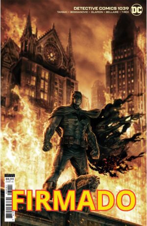 Detective Comics Vol 2 #1039 Cover B Variant Lee Bermejo Card Stock Cover Signed by Lee Bermejo