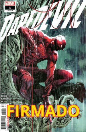 Daredevil Vol 7 #1 Cover A Regular Marco Checchetto Cover Signed by Marco Checchetto