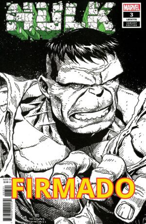Hulk Vol 5 #3 Cover C Variant Jim Cheung Headshot Sketch Cover Signed by Jim Cheung