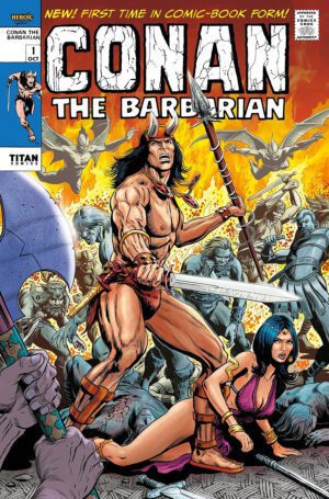 Conan The Barbarian Vol 5 #1 Cover D Variant Patrick Zircher Retro Theme Cover