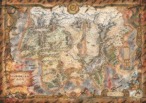 Conan The Barbarian Vol 5 #1 Cover G Variant Francesca Baerald Hyborian Age Map Wraparound Card Stock Cover