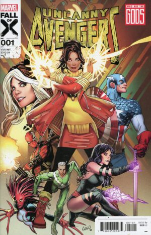 Uncanny Avengers Vol 4 #1 Cover F Variant Greg Land G.O.D.S. Cover