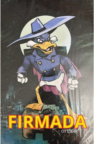 SDCC 2023 Darkwing Duck Print Signed by Ryan Ottley