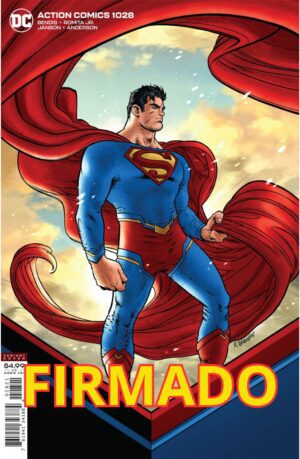 Action Comics Vol 2 #1028 Cover B Variant Rafael Grampa Card Stock Cover Signed by Rafael Grampá