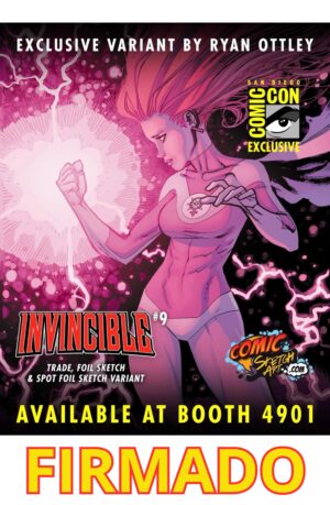 Invincible #9 SDCC 2023 Exclusive Variant Ryan Ottley Cover Signed by Ryan Ottley