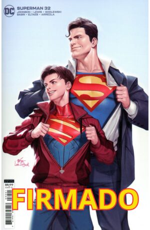 Superman Vol 6 #32 Cover B Variant Inhyuk Lee Card Stock Cover Signed by Inhyuk Lee