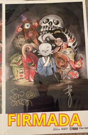 SDCC 2023 Usagi Yojimbo Print Signed by Peach Momoko & Stan Sakai
