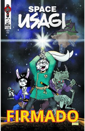 Space Usagi #1 30th Anniversary Special SDCC Exclusive Gold Foil Limited Edition Signed by Stan Sakai