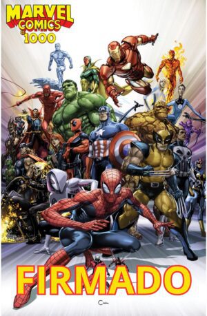 Marvel Comics #1000 Cover R Incentive Clayton Crain Cover Signed by Clayton Crain