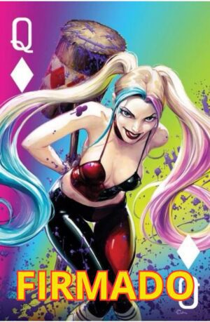 Harley Quinn Vol 4 #31 SDCC Clayton Crain Exclusive Foil Cover Signed by Clayton Crain