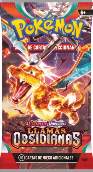 Pokemon: Escarlata y Púrpura - Llamas Obsidianas Sobre en español