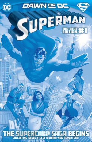 Superman Big Blue Edition #1 SDCC 2023 Exclusive Jamal Campbell Blue Tone Variant Cover