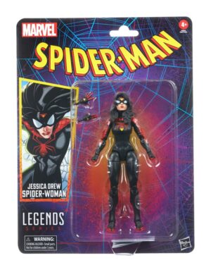 Marvel Legends Spider-Man Retro Collection Jessica Drew Spider-Woman Action Figure