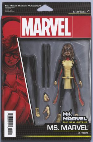 Ms Marvel The New Mutant #1 Cover C Variant John Tyler Christopher Action Figure Cover