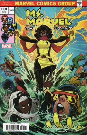 Ms Marvel The New Mutant #1 Cover G Variant Elizabeth Torque Team Homage Cover