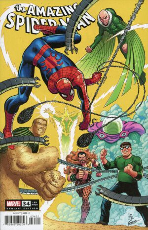 Amazing Spider-Man Vol 6 #34 Cover B Variant John Romita Sr & John Romita Jr Cover