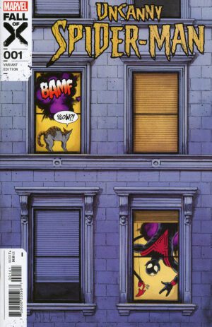 Uncanny Spider-Man #1 Cover D Variant Dave Wachter Windowshades Cover