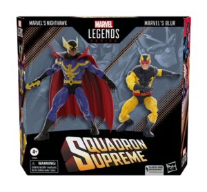 Marvel Legends Squadron Supreme: Marvel's Nighthawk and Marvel's Blur Action Figure