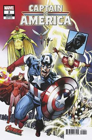 Captain America Vol 10 #2 Cover B Variant Phil Jimenez Avengers 60th Anniversary Cover