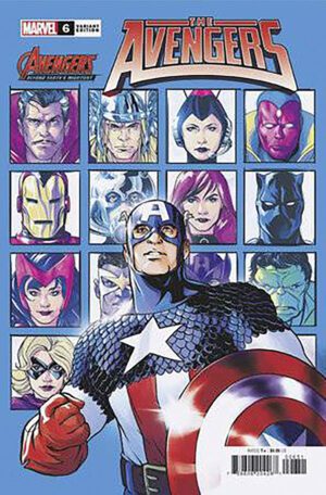 Avengers Vol 8 #6 Cover B Variant James Kerrigan Avengers 60th Anniversary Cover