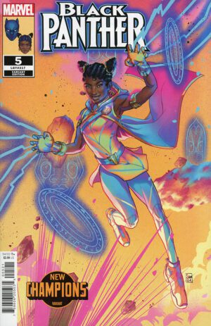 Black Panther Vol 9 #5 Cover B Variant Ernanda Souza New Champions Cover