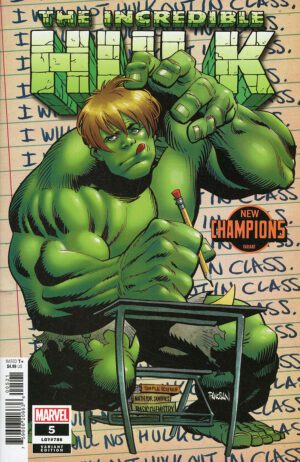 The Incredible Hulk Vol 5 #5 Cover B Variant Dan Panosian New Champions Cover