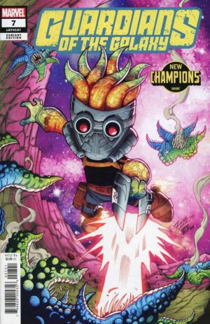 Guardians Of The Galaxy Vol 7 #7 Cover B Variant Ron Lim New Champions Cover