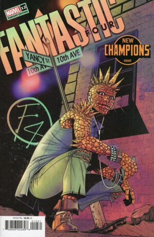 Fantastic Four Vol 7 #12 Cover B Variant Corin Howell New Champions Cover