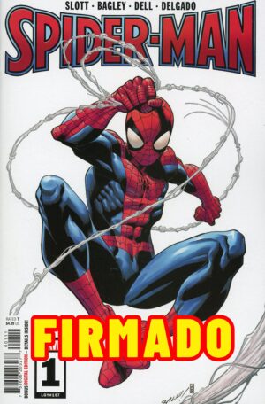 Spider-Man Vol 4 #1 Cover A Regular Mark Bagley Cover Signed by Dan Slott