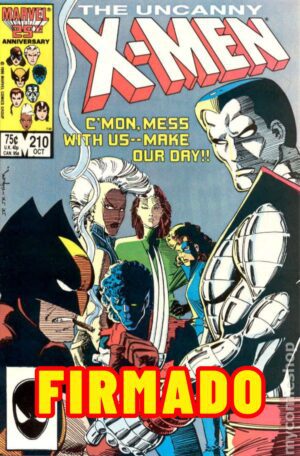 The Uncanny X-Men #210 Cover A Regular John Romita Jr Cover Signed by John Romita Jr