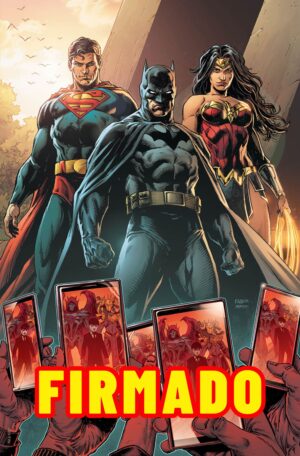 FCBD 2023 Dawn Of DC Knight Terrors Special Edition #1 Cover B Variant Jason Fabok Foil Card Stock Cover Signed by Jason Fabok