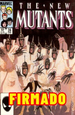 The New Mutants #28 Cover A Regular Bill Sienkiewicz Cover Signed by Bill Sienkiewicz