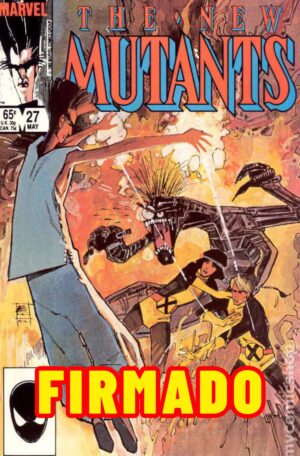 The New Mutants #27 Cover A Regular Bill Sienkiewicz Cover Signed by Bill Sienkiewicz