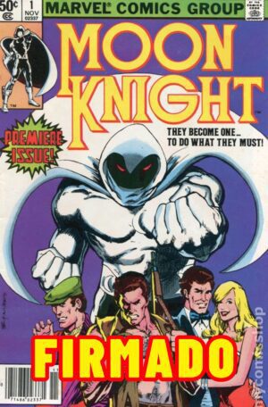 Moon Knight Vol 1 #1 Cover A Regular Bill Sienkiewicz Cover Signed by Bill Sienkiewicz