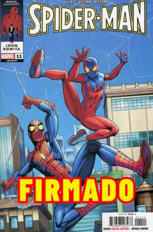 Spider-Man Vol 4 #11 Cover A Regular Mark Bagley Cover Signed by Dan Slott