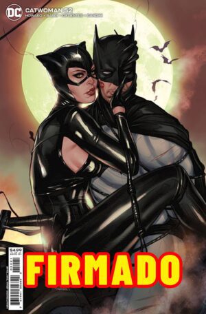 Catwoman Vol 5 #52 Cover B Variant Joshua Sway Swaby Card Stock Cover Signed by Joshua Sway Swaby