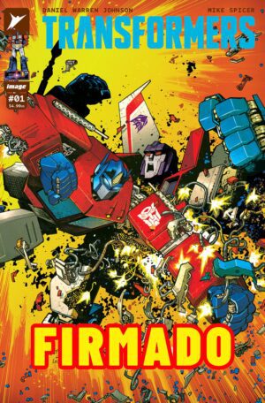 Transformers Vol 5 #1 Cover D Variant Ryan Ottley Cover Signed by Daniel Warren Johnson