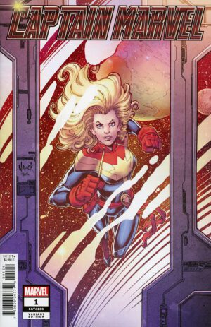 Captain Marvel Vol 10 #1 Cover D Variant Todd Nauck Windowshades Cover