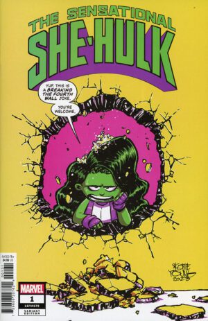 Sensational She-Hulk Vol 2 #1 Cover E Variant Skottie Young Cover