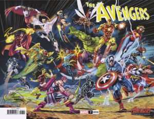 Avengers Vol 8 #7 Cover B Variant Leonel Castellani Avengers 60th Anniversary Wraparound Cover