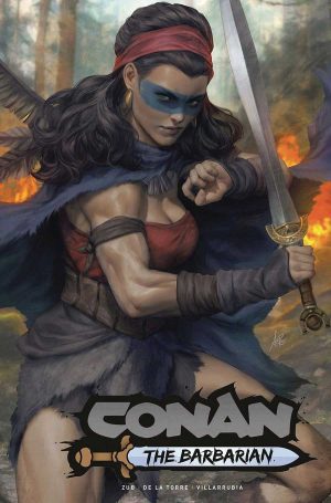 Conan The Barbarian Vol 5 #1 Cover Q SDCC Exclusive Stanley Artgerm Lau Foil Variant Cover