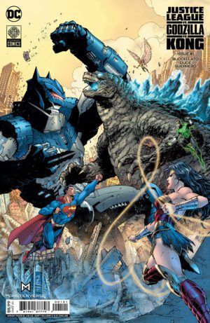 Justice League Vs Godzilla Vs Kong #1 Cover B Variant Jim Lee & Scott Williams Card Stock Cover
