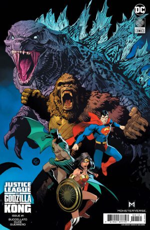Justice League Vs Godzilla Vs Kong #1 Cover H Incentive Dan Mora Card Stock Variant Cover