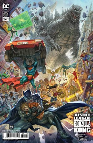 Justice League Vs Godzilla Vs Kong #1 Cover I Incentive Alan Quah Card Stock Variant Cover