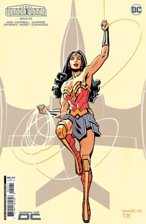 Wonder Woman Vol 6 #1 Cover B Variant Chris Samnee Card Stock Cover