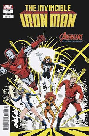 Invincible Iron Man Vol 4 #12 Cover B Variant John Tyler Christopher Avengers 60th Anniversary Cover