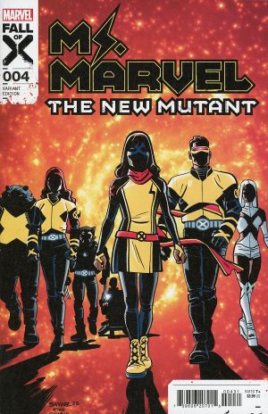 Ms Marvel The New Mutant #4 Cover C Variant Chris Samnee Team Homage Cover